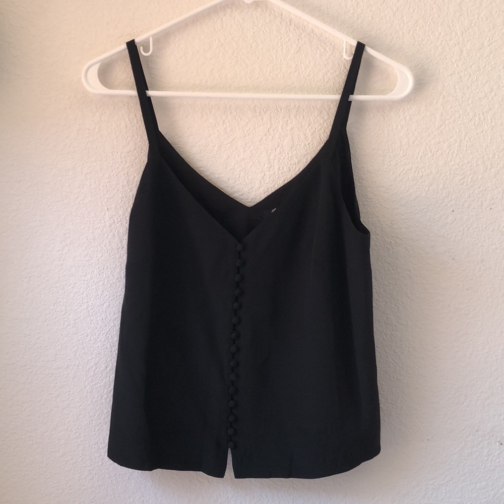 Madewell silk button down cami
